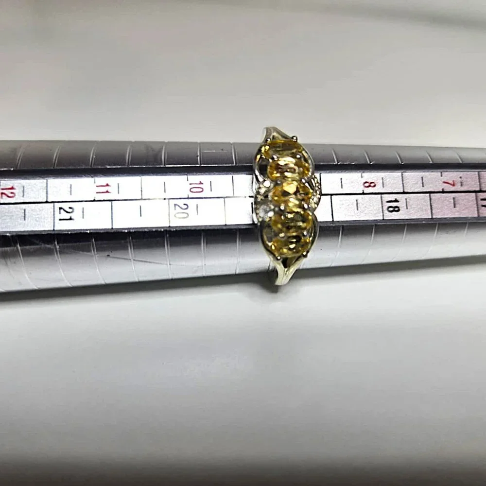 Citrine 5 Stone Ring - Picture 5 of 5
